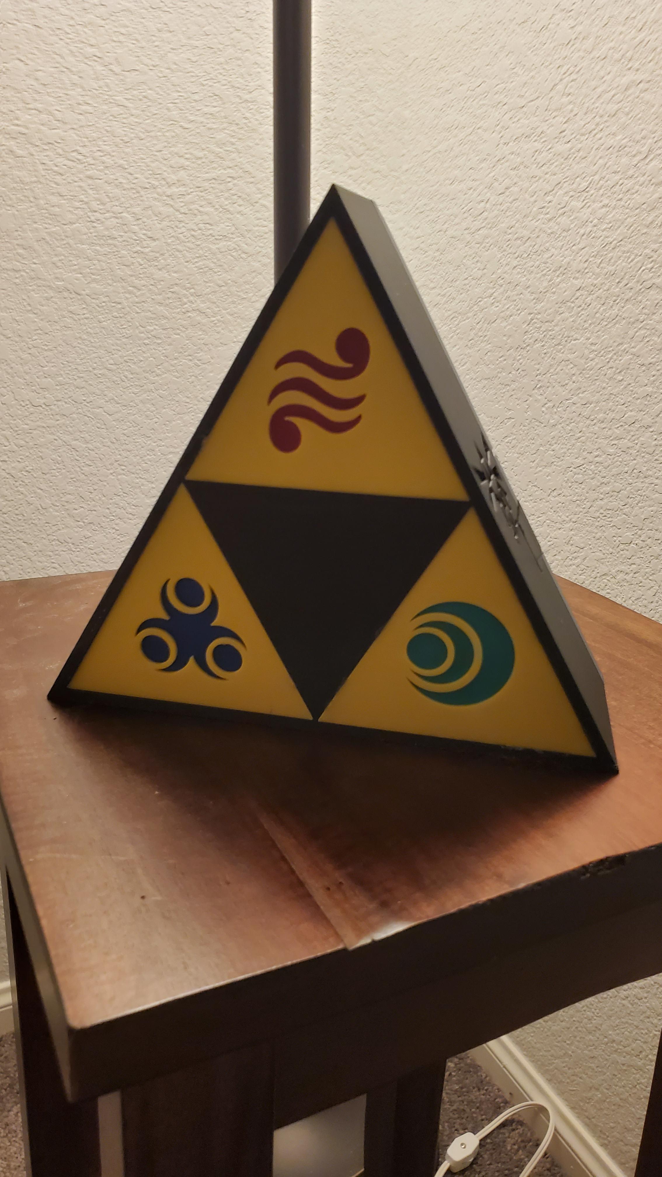 Triforce Lamp 3d model