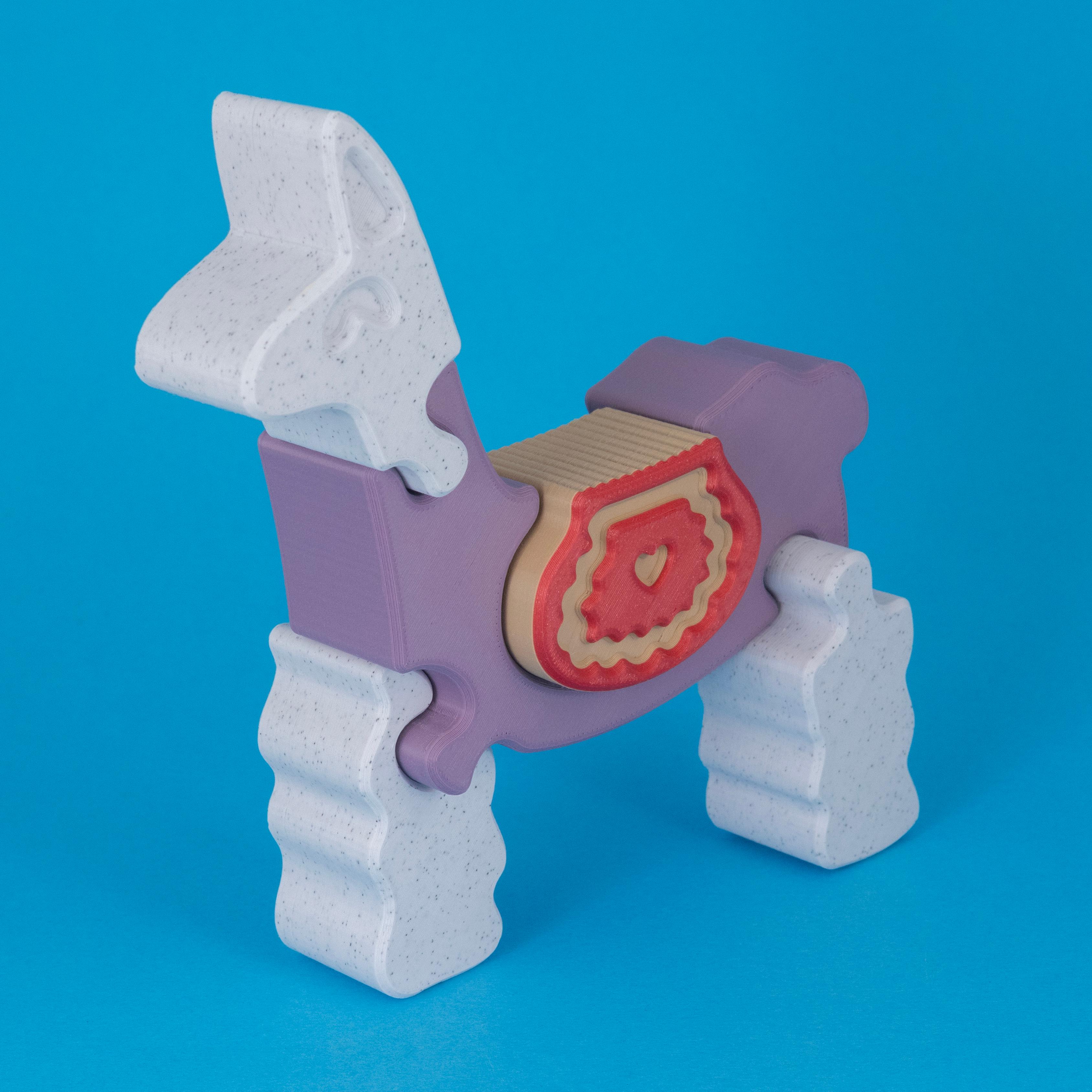 Llama Puzzle (Small) 3d model
