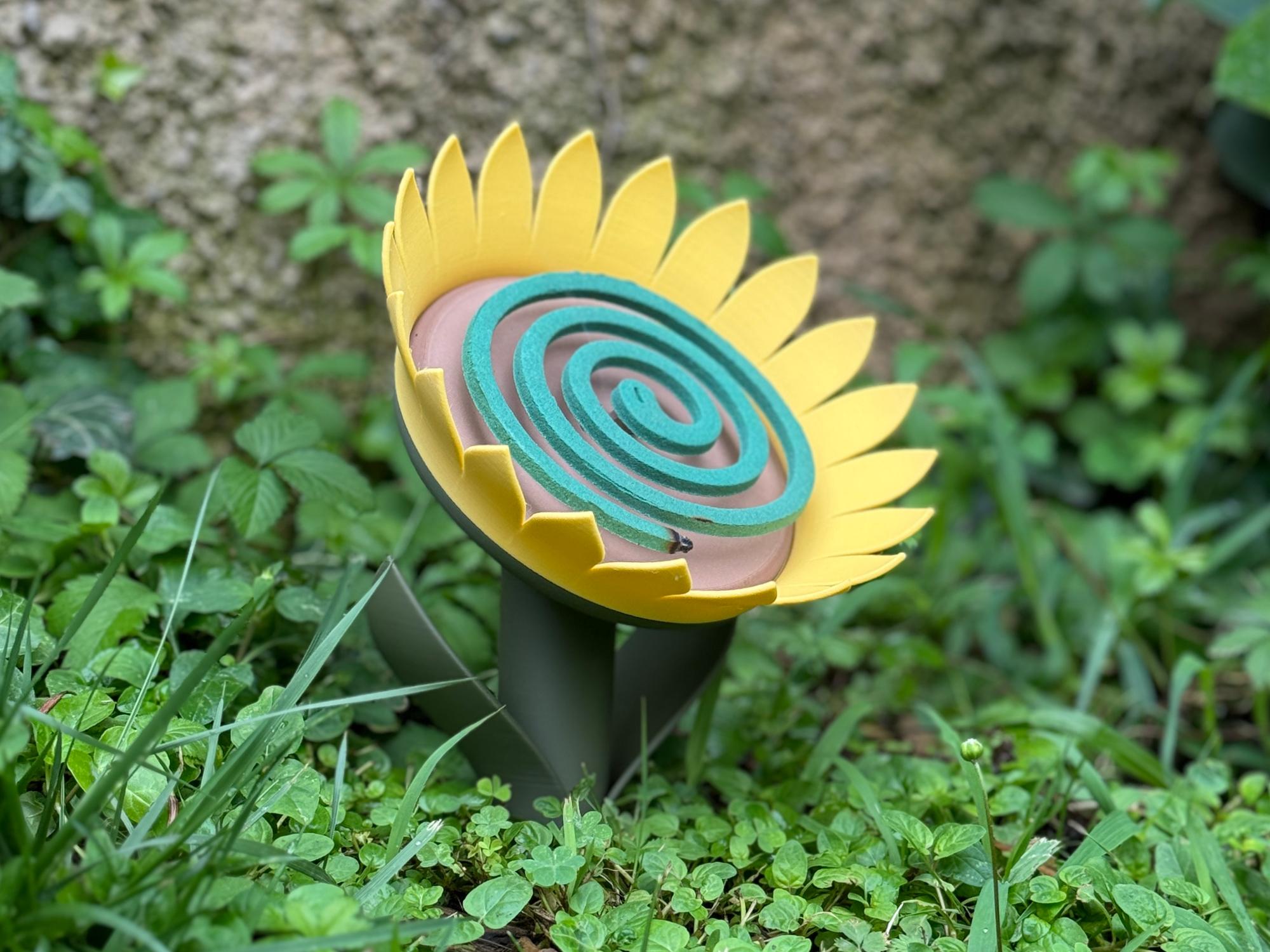 Suntwister, outdoor mosquito coil holder. 3d model