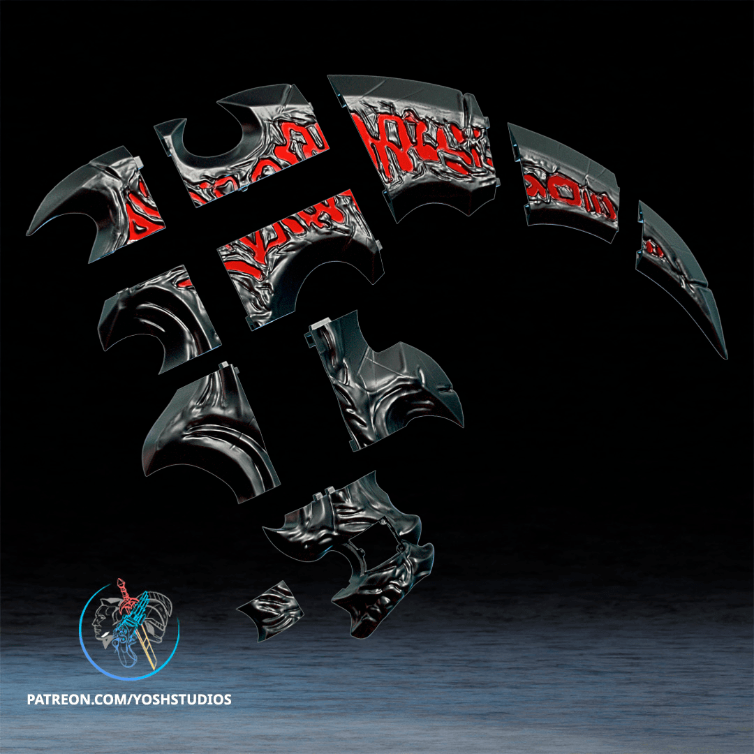 Death Knight Scythe 3D Printer File STL 3d model