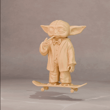 Baby Yoda Street style 3d model