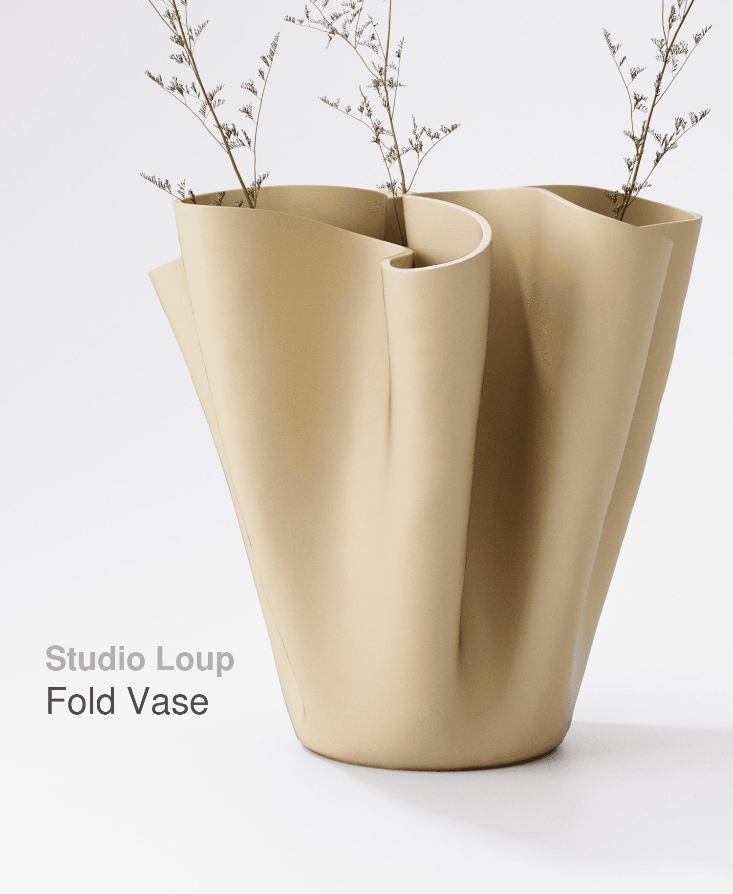 Fold Vase 3d model