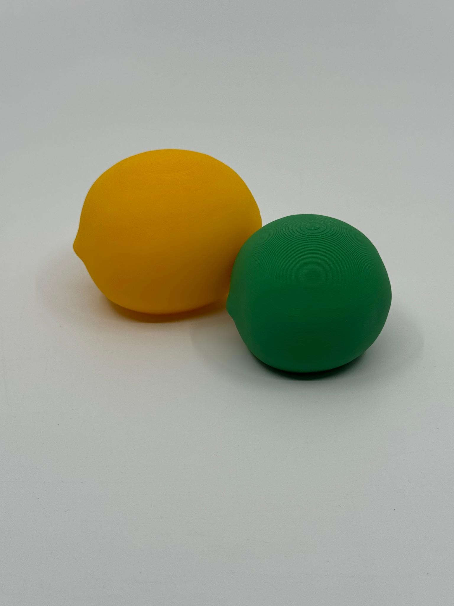 Lemon/Lime and Key Lime 3d model
