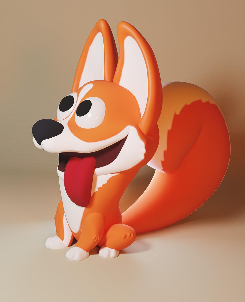 Doggy Corgi 3d model