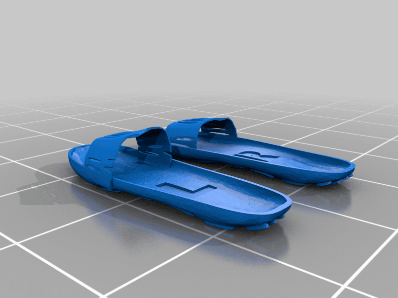 Flipping flops 3d model