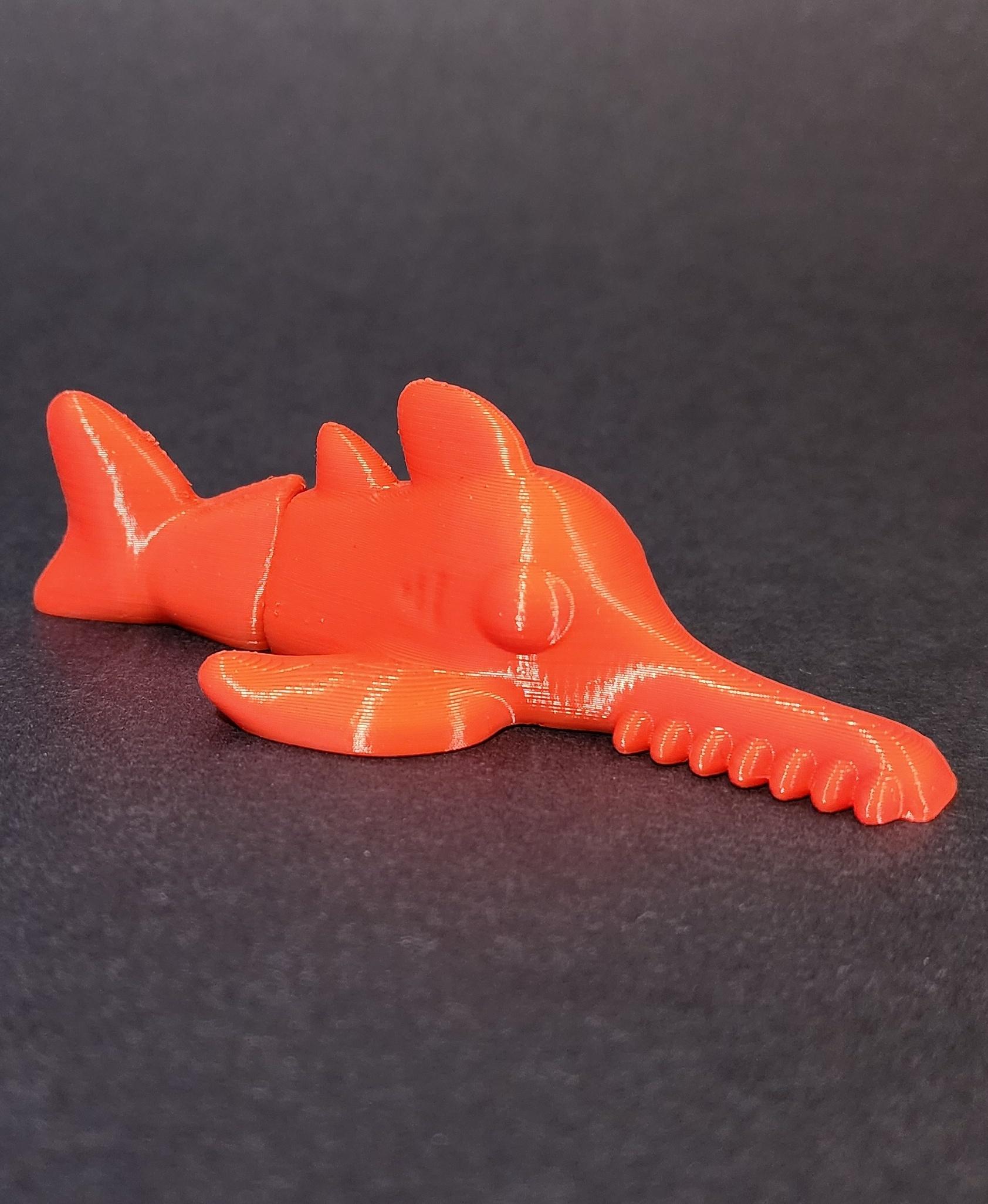 Cute Flexi Sawfish 3d model