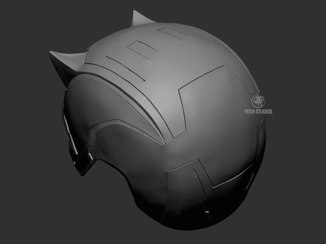 Daredevil Helmet 3D Print File STL Shehulk 3d model