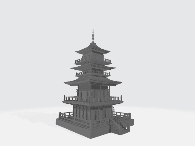 Japanese.obj 3d model