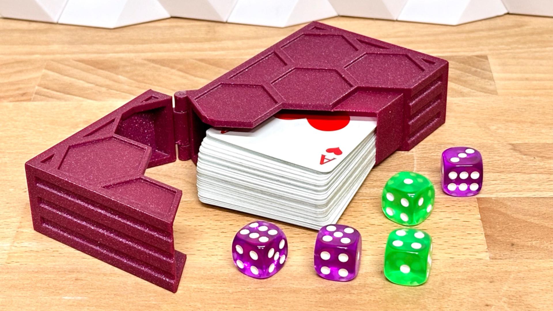 Beautiful Game Box (For Cards or Dice) 3d model