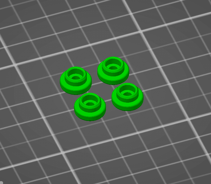 Hard Drive Mounting Spacer - M3x6mm - Washers For 2.5" & 3.5" SSD or HDD 3d model