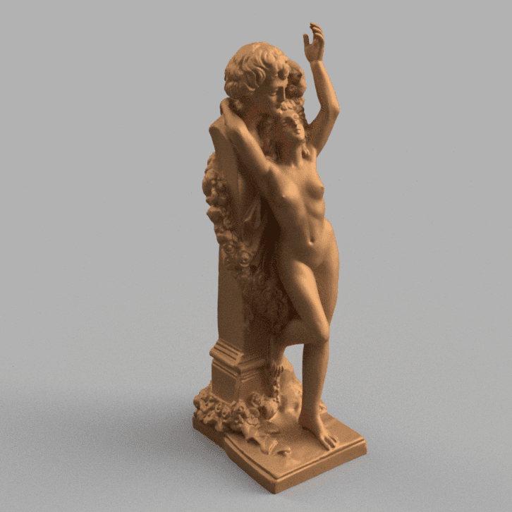 Ancient statue 3d model