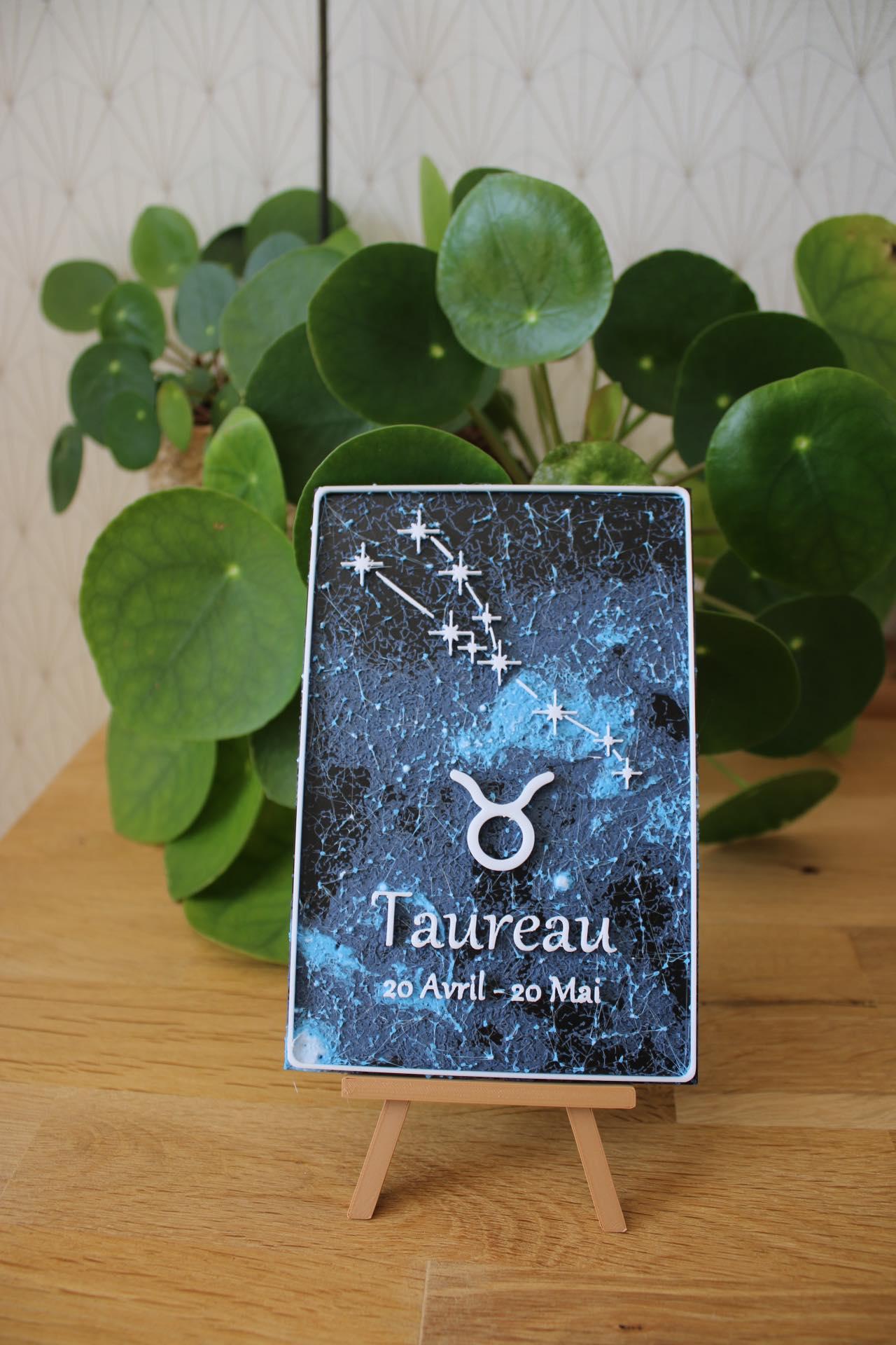 Astro Card - Taurus - English and French version 3d model