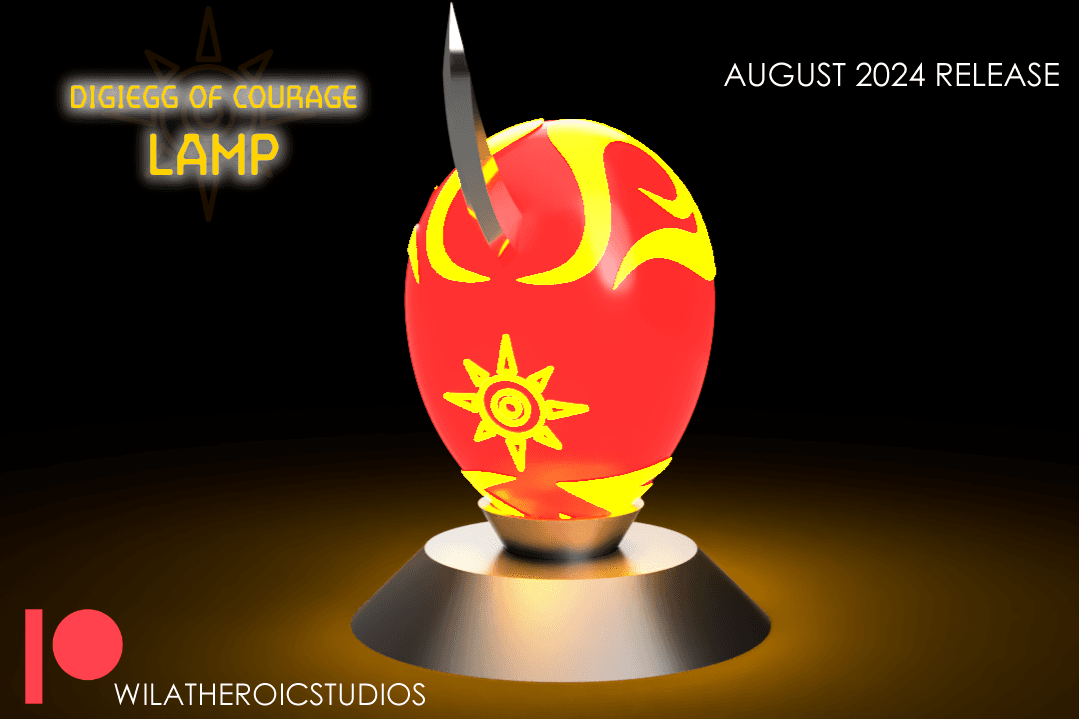 Digi Egg Courage Lamp 3d model