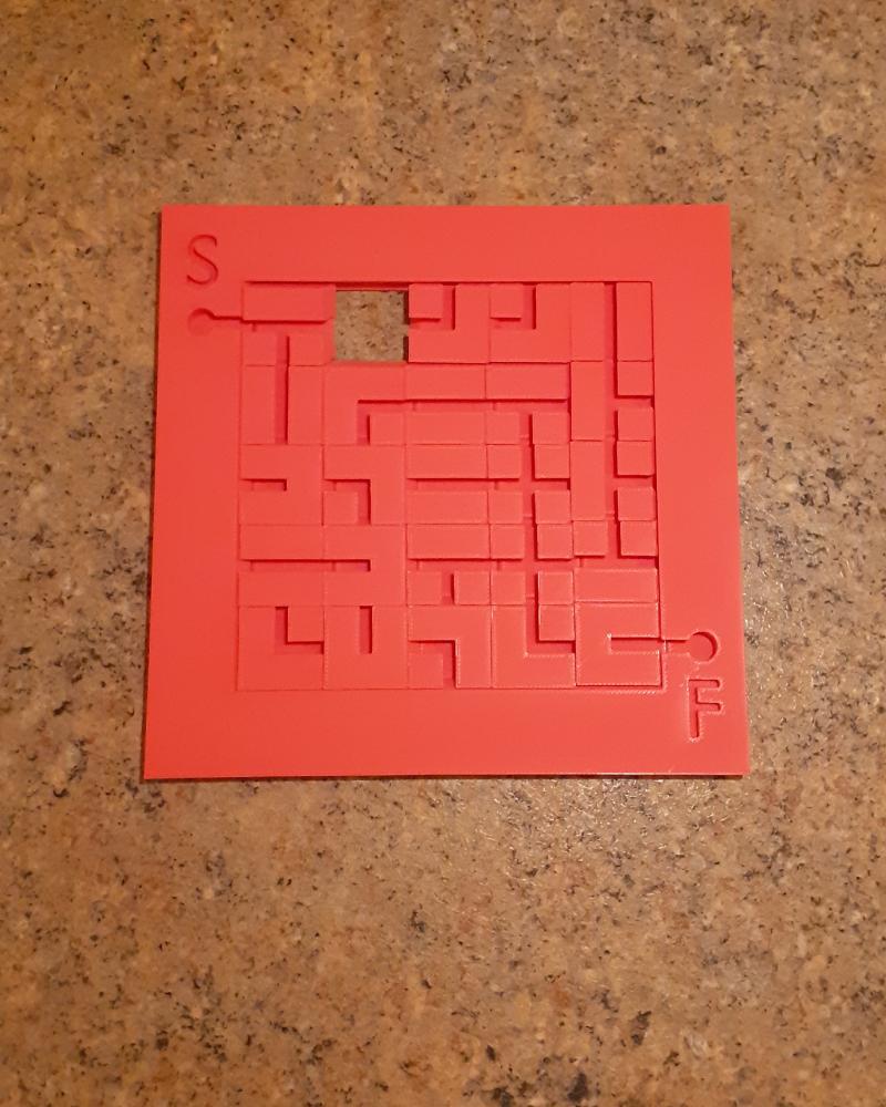 Set of 5 Slider Maze levels 3d model