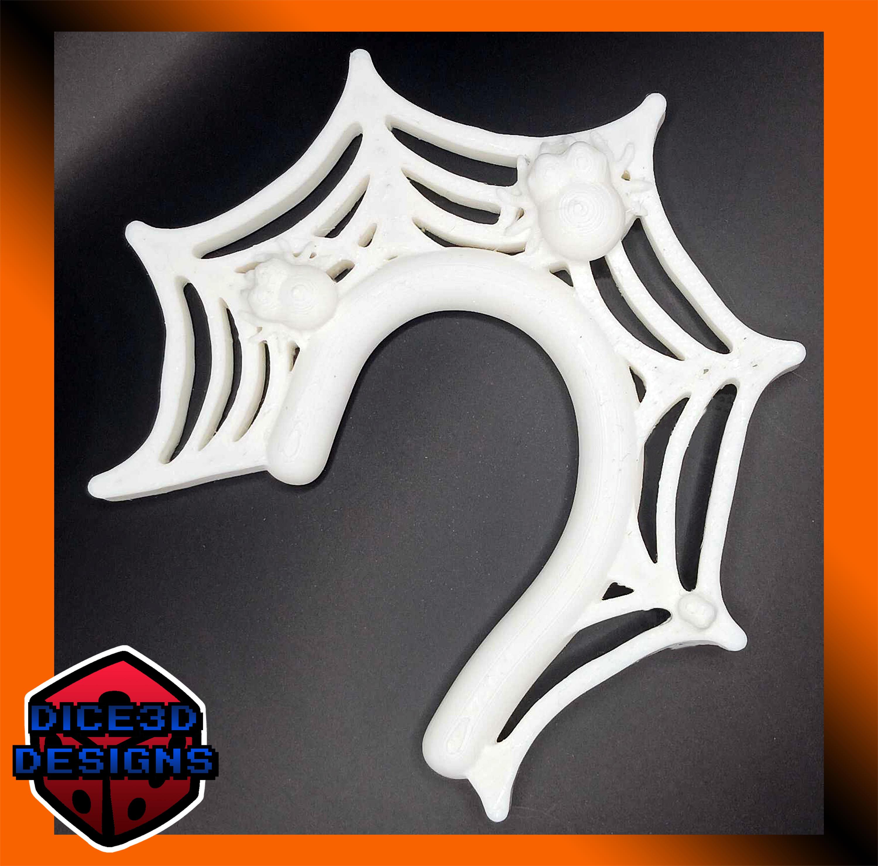 Spiderweb Halloween Ear Cuff 3d model