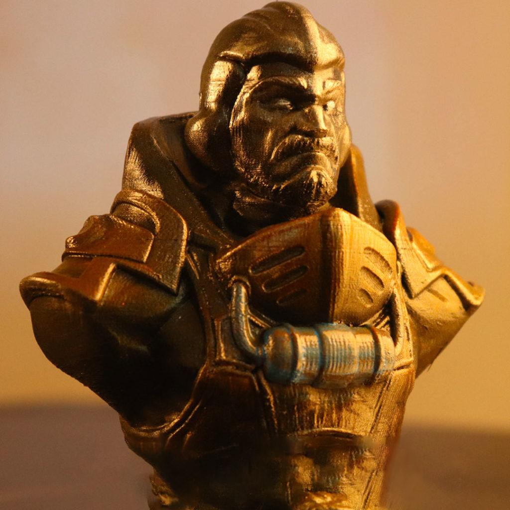 Man at Arms (bust figure) from Masters of the Universe 3d model