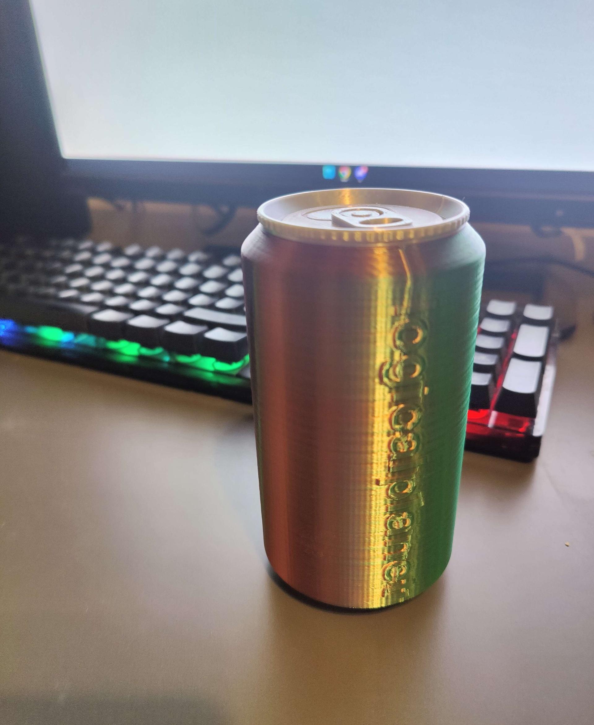StashCan 2.0  - Great improvement over the previous stash can.

I printed the wrong threaded can, so I printed the top mirrored so I didn't have to print the can again. 😅 Worked perfectly.

Just FYI, using Classic slicing mode without the "detect thin walls" setting on (which is by default off in OrcaSlicer at least), the built-in supports in the can top don't get sliced at all. My printer did a very admirable job bridging that gap though! 😂 - 3d model