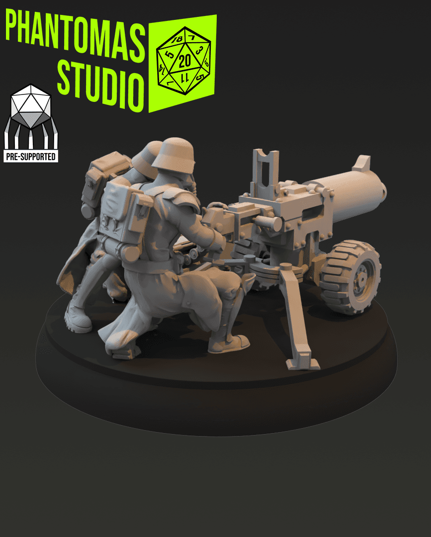 Lycan Heavy Bolter 3d model