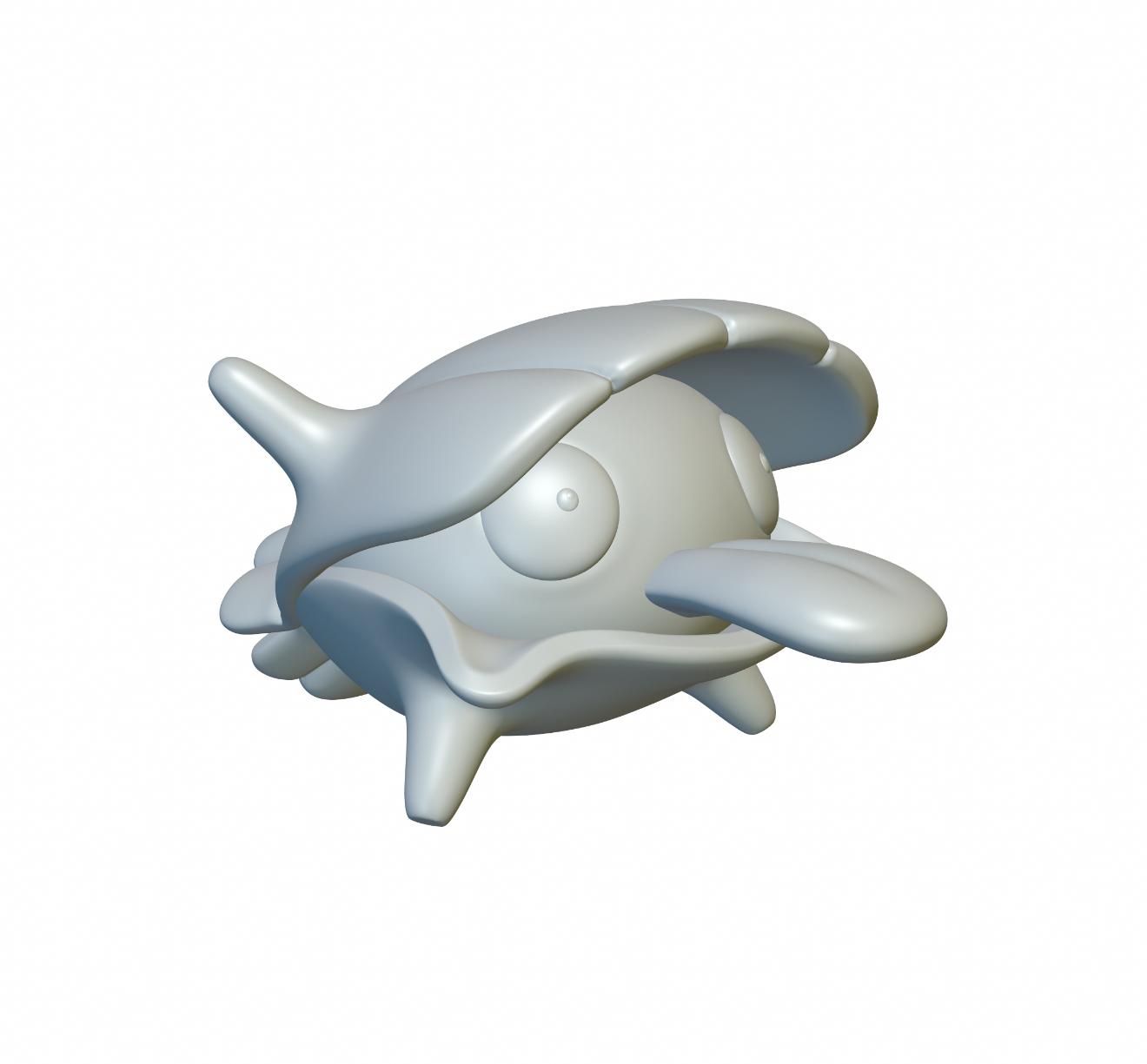 Pokemon Shellder #90 - Optimized for 3D Printing 3d model