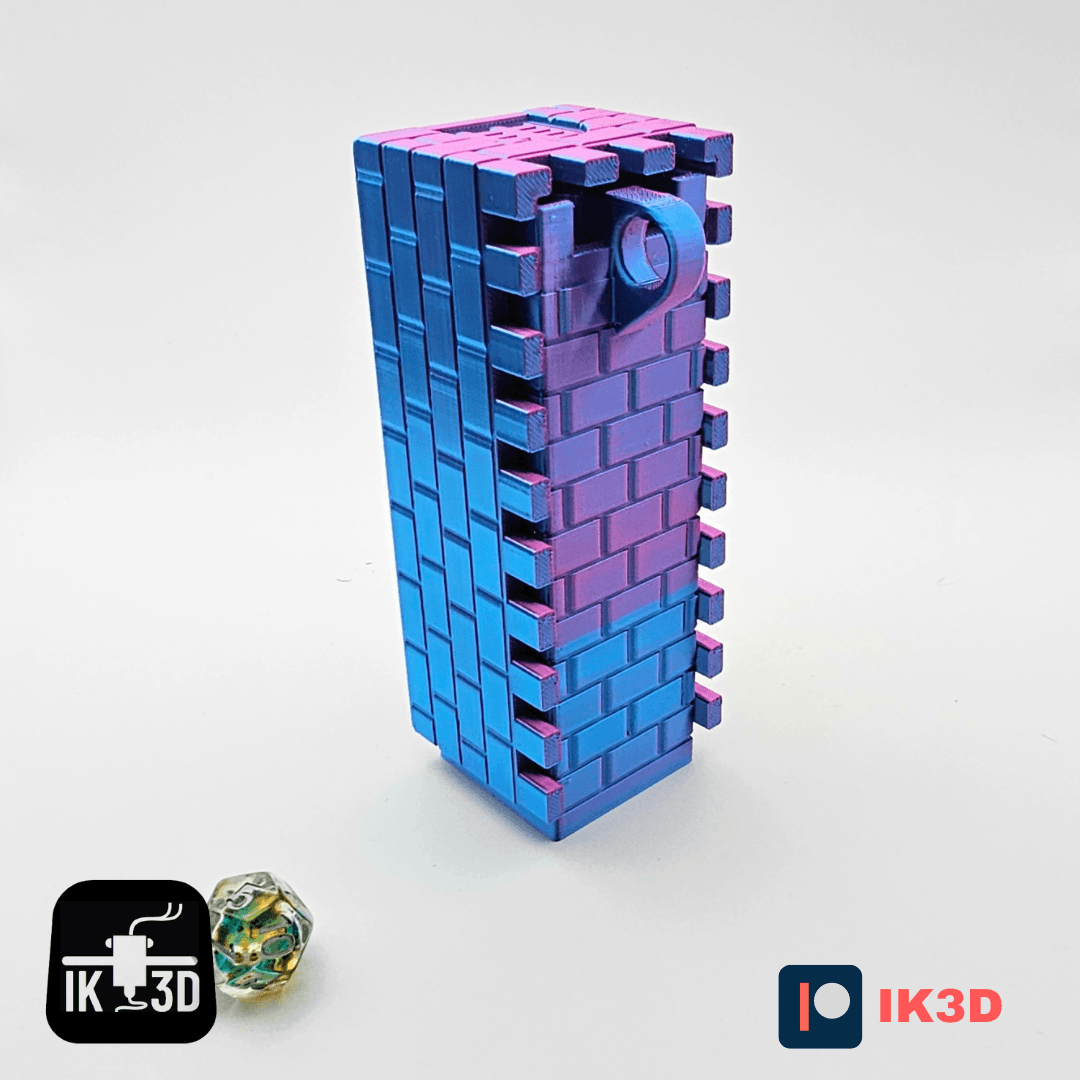 Foldable Watchtower Dice Tower / Print In Place / No Supports 3d model