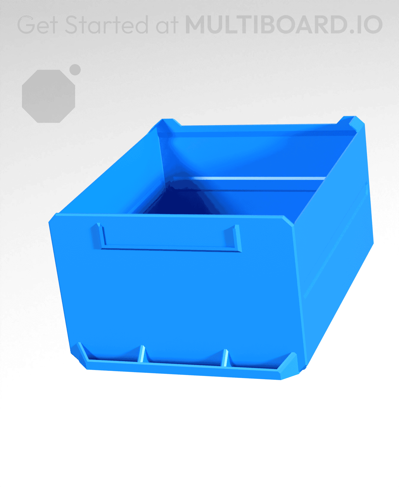 3x2x3.5-Deep - Multibin Simple Drawer 3d model