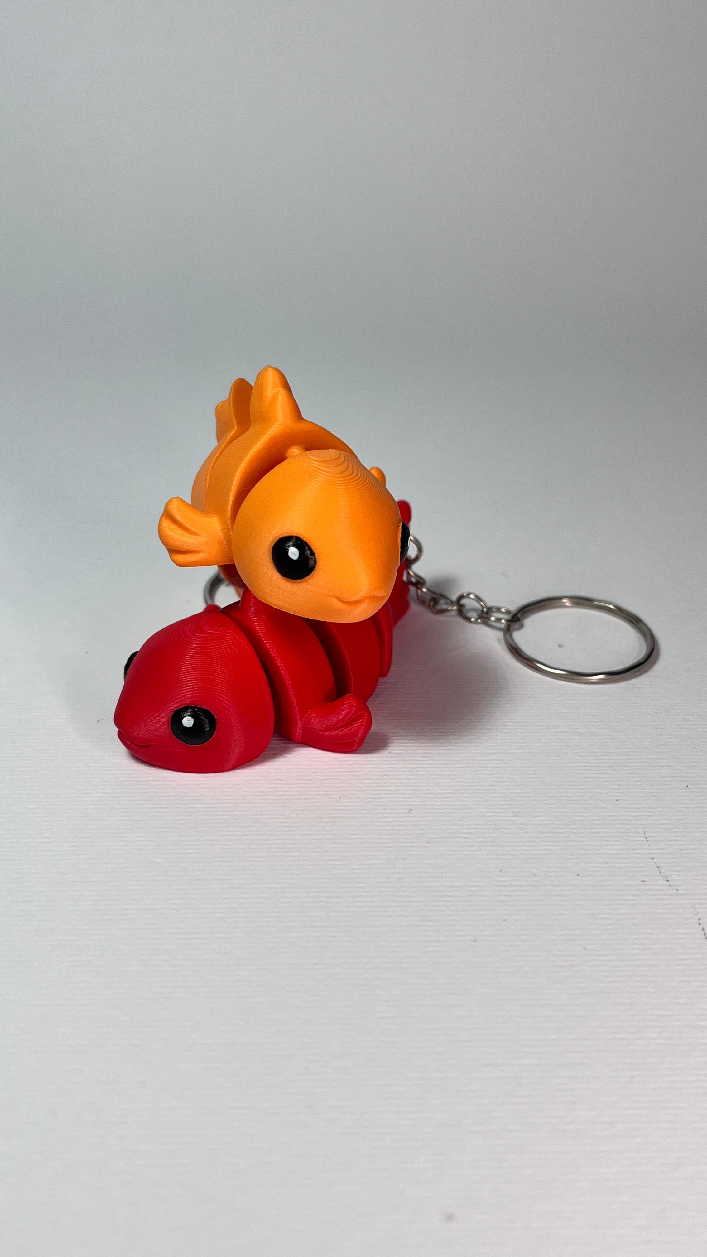 Cute Flexi Goldfish (Toy, Keych. & Magnet) 3d model