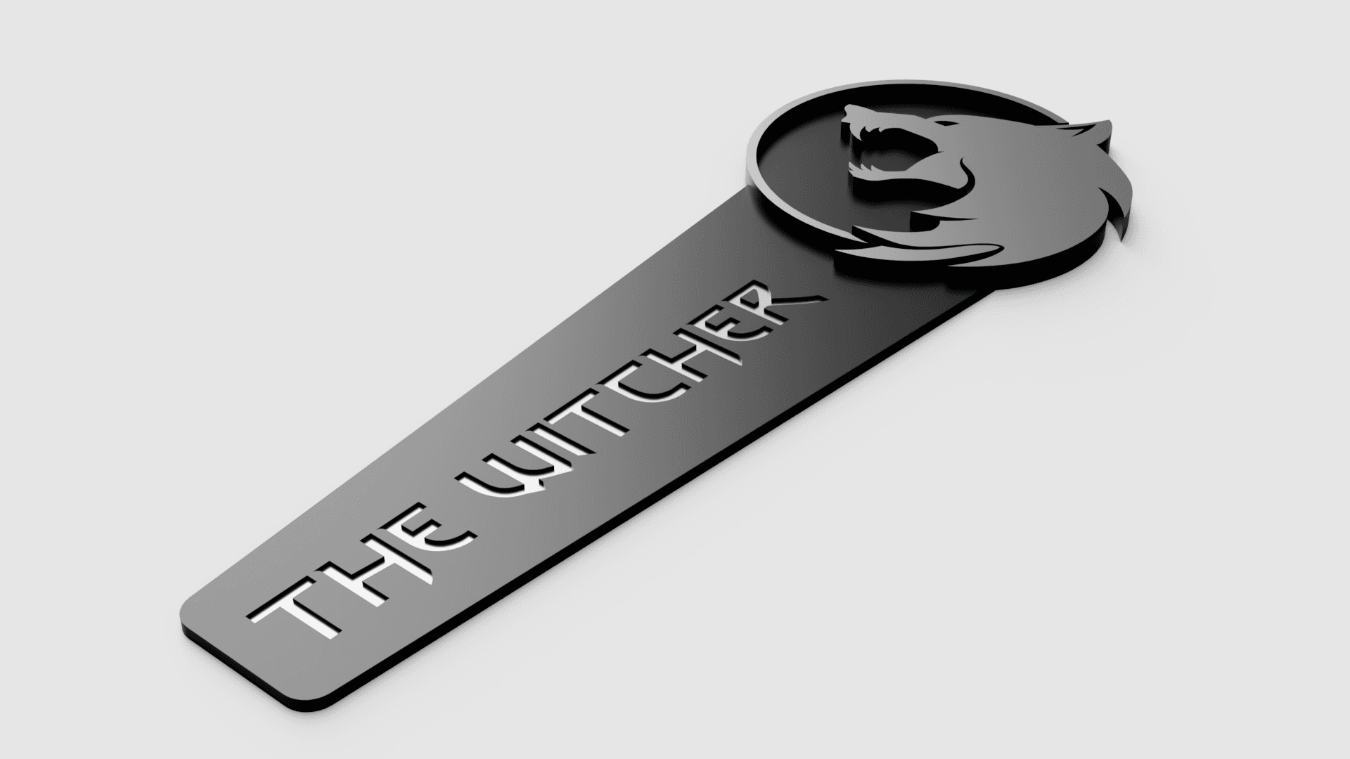 Witcher Bookmark 3d model