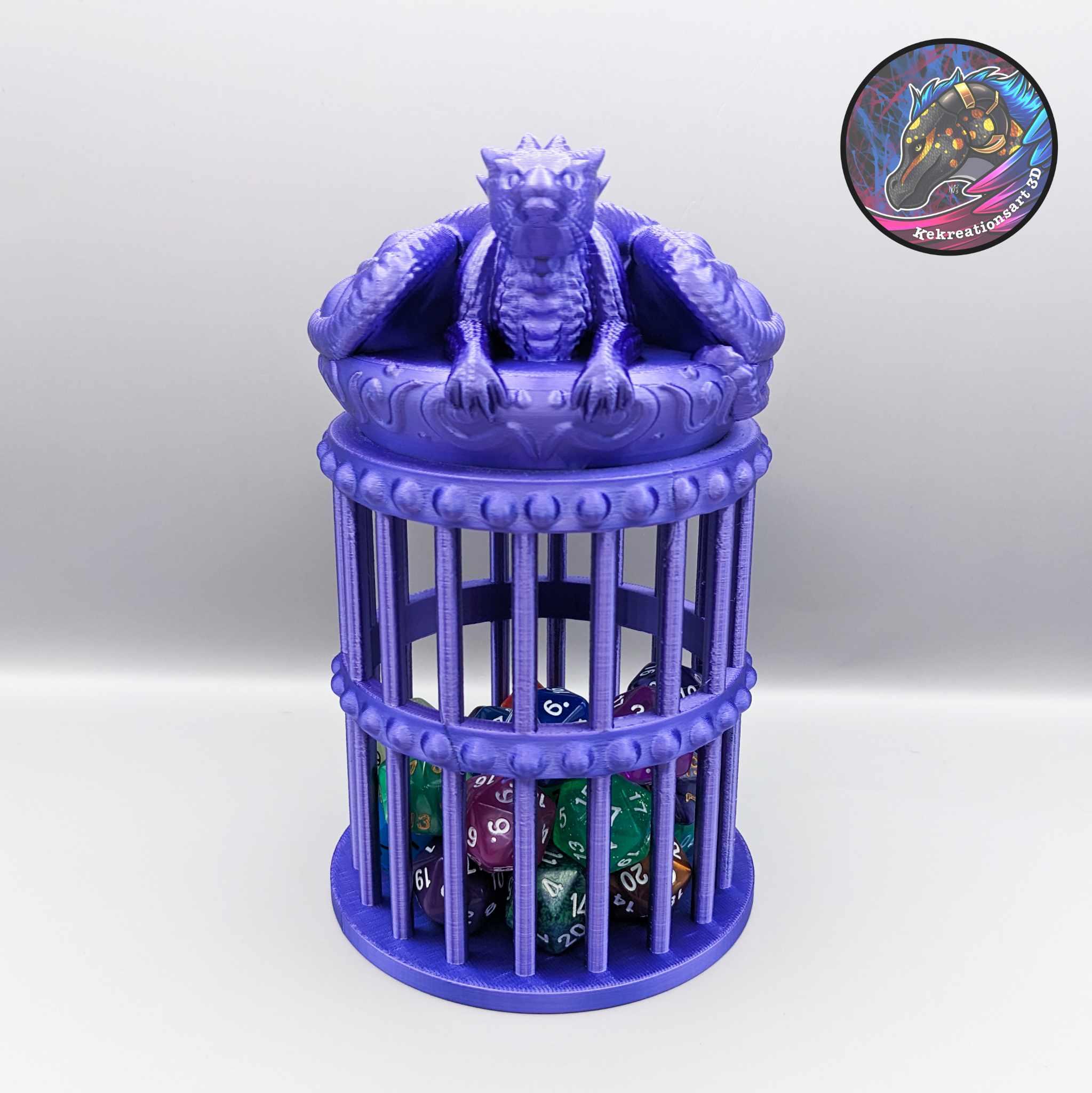 Dragon Dice Cage Container 3d model
