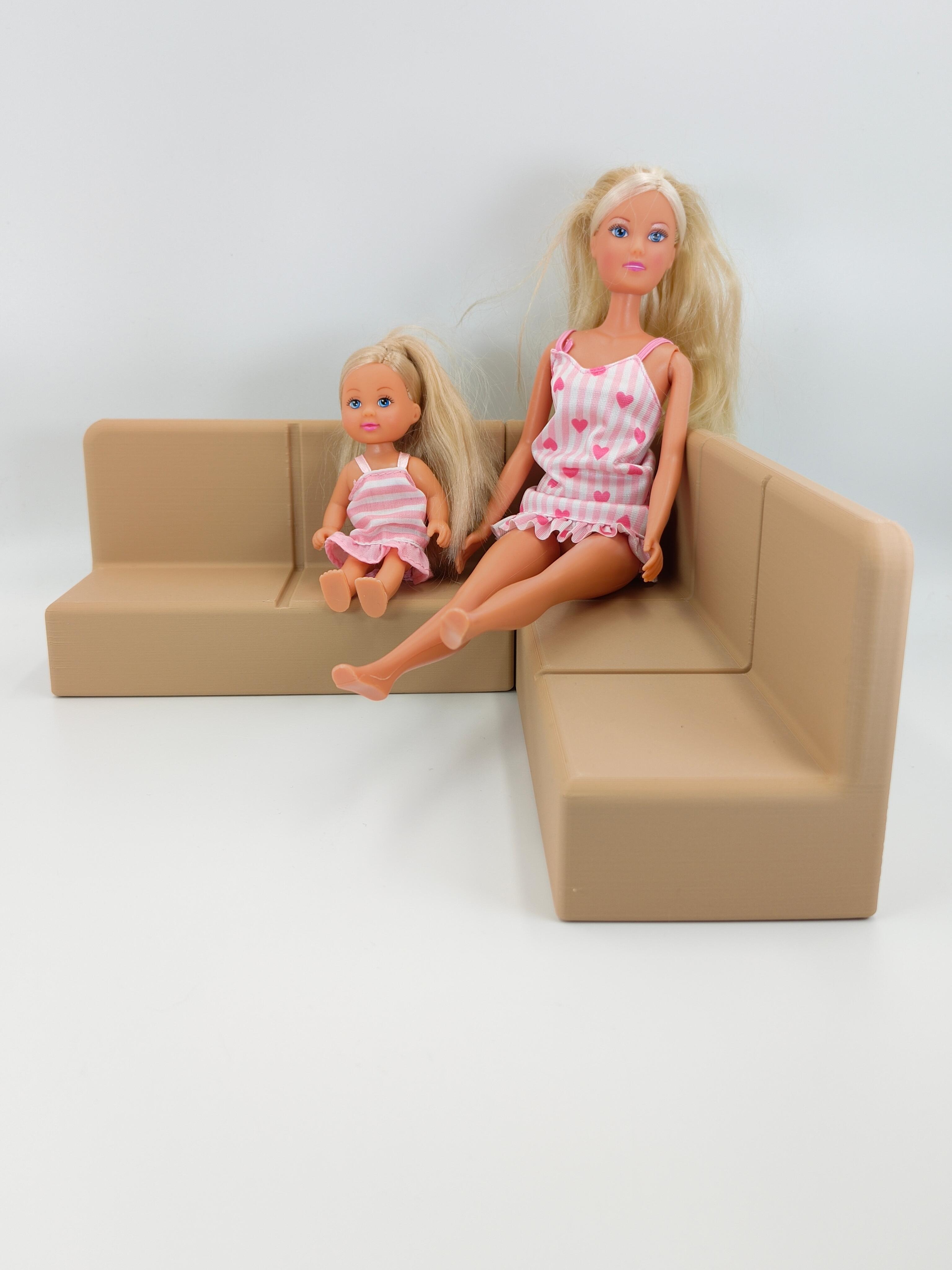 Doll Couch Set 🛋️ 3d model