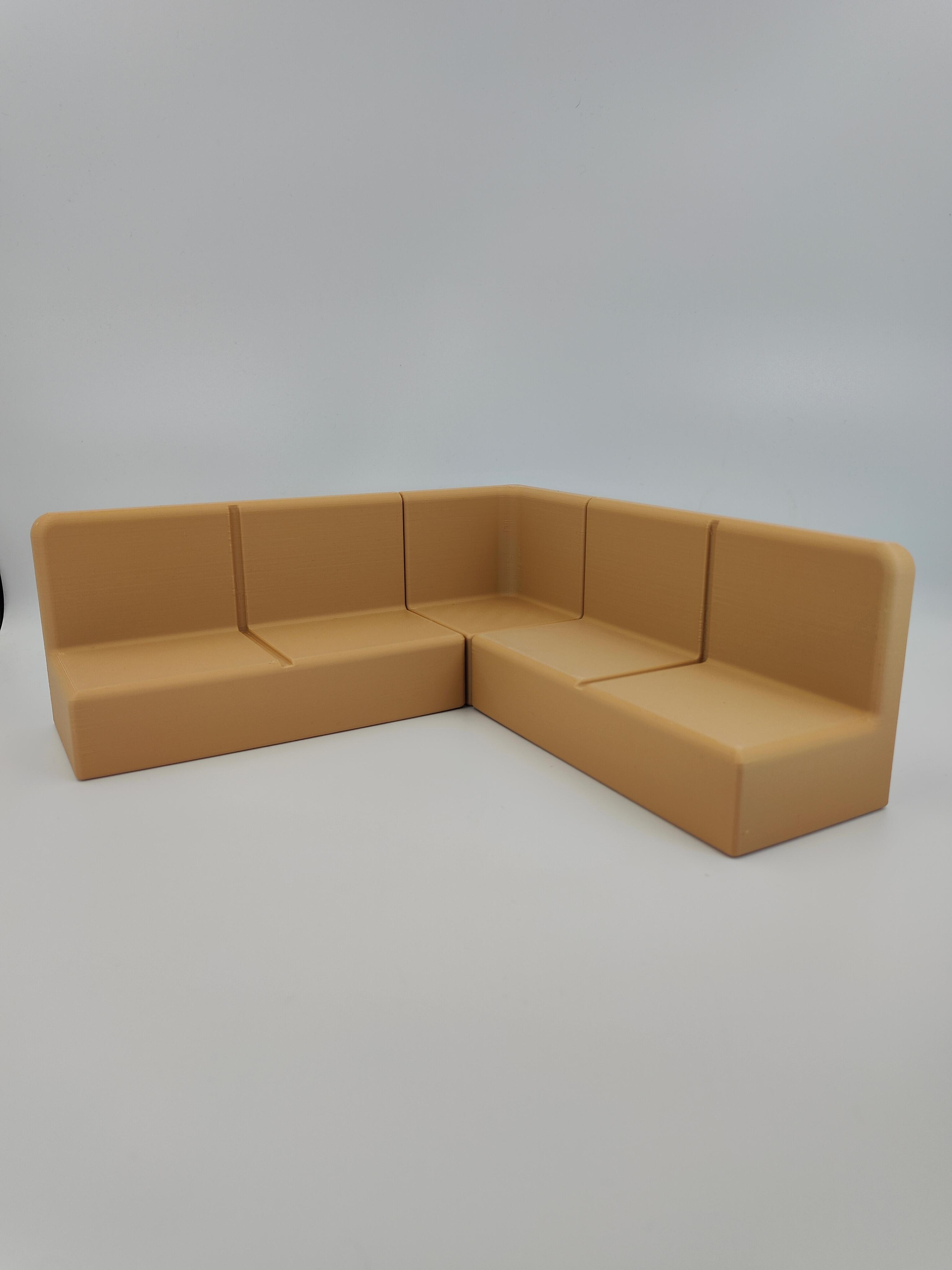 Doll Couch Set 🛋️ 3d model