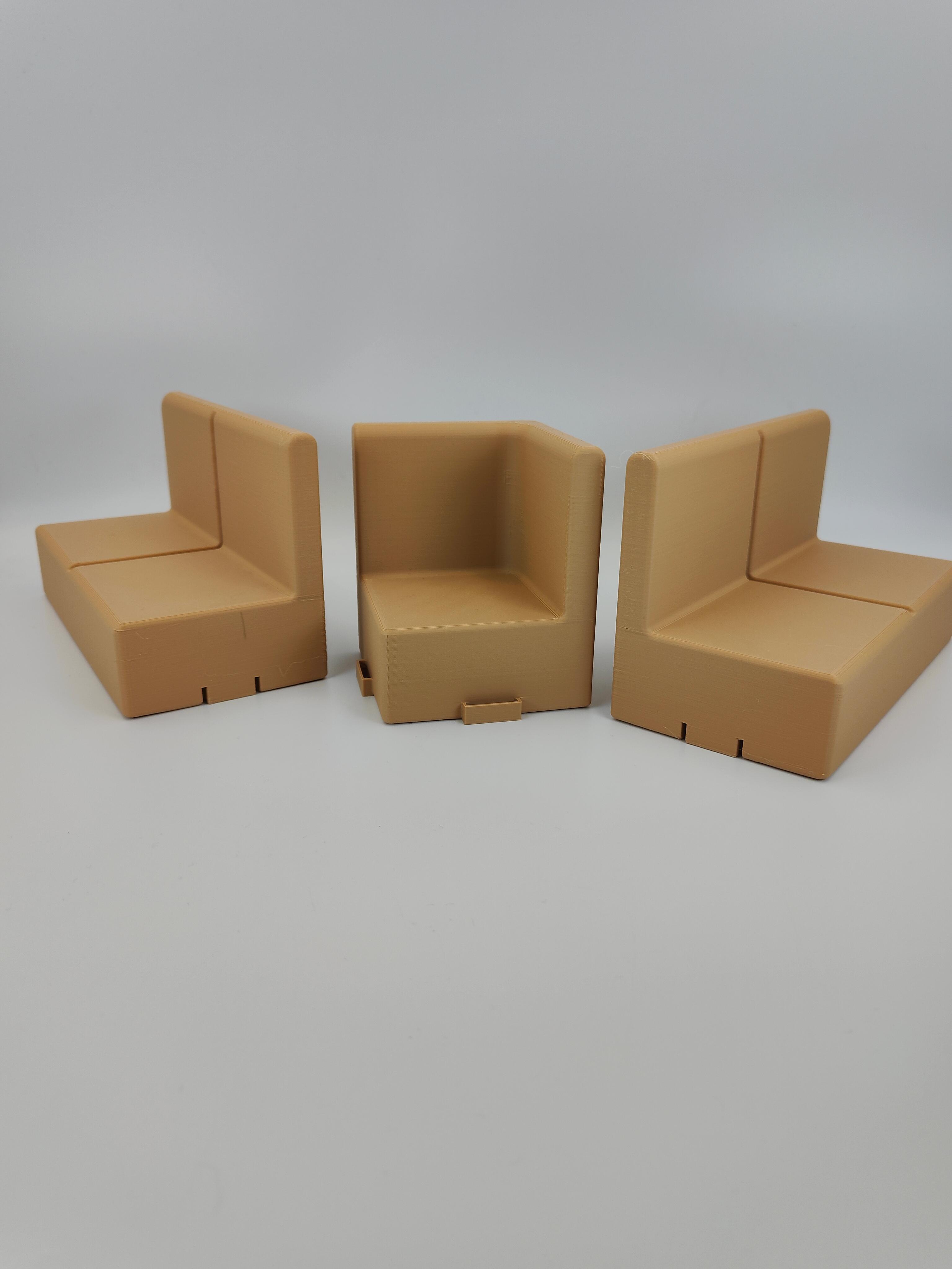 Doll Couch Set 🛋️ 3d model