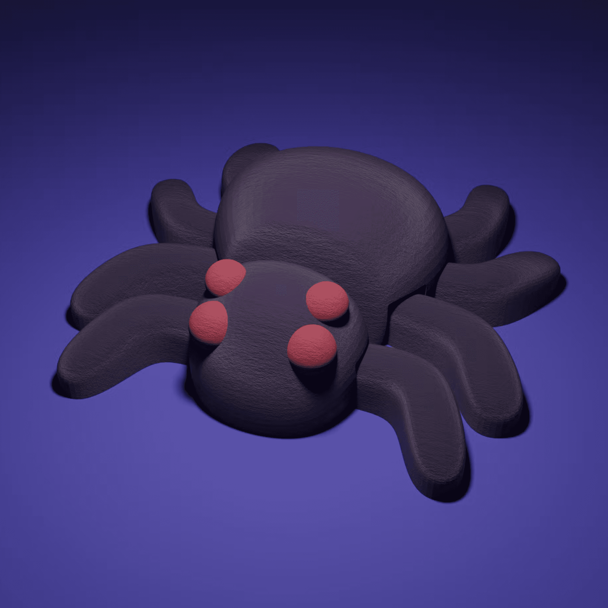 3D Printable Articulated Flexi Spider 3d model