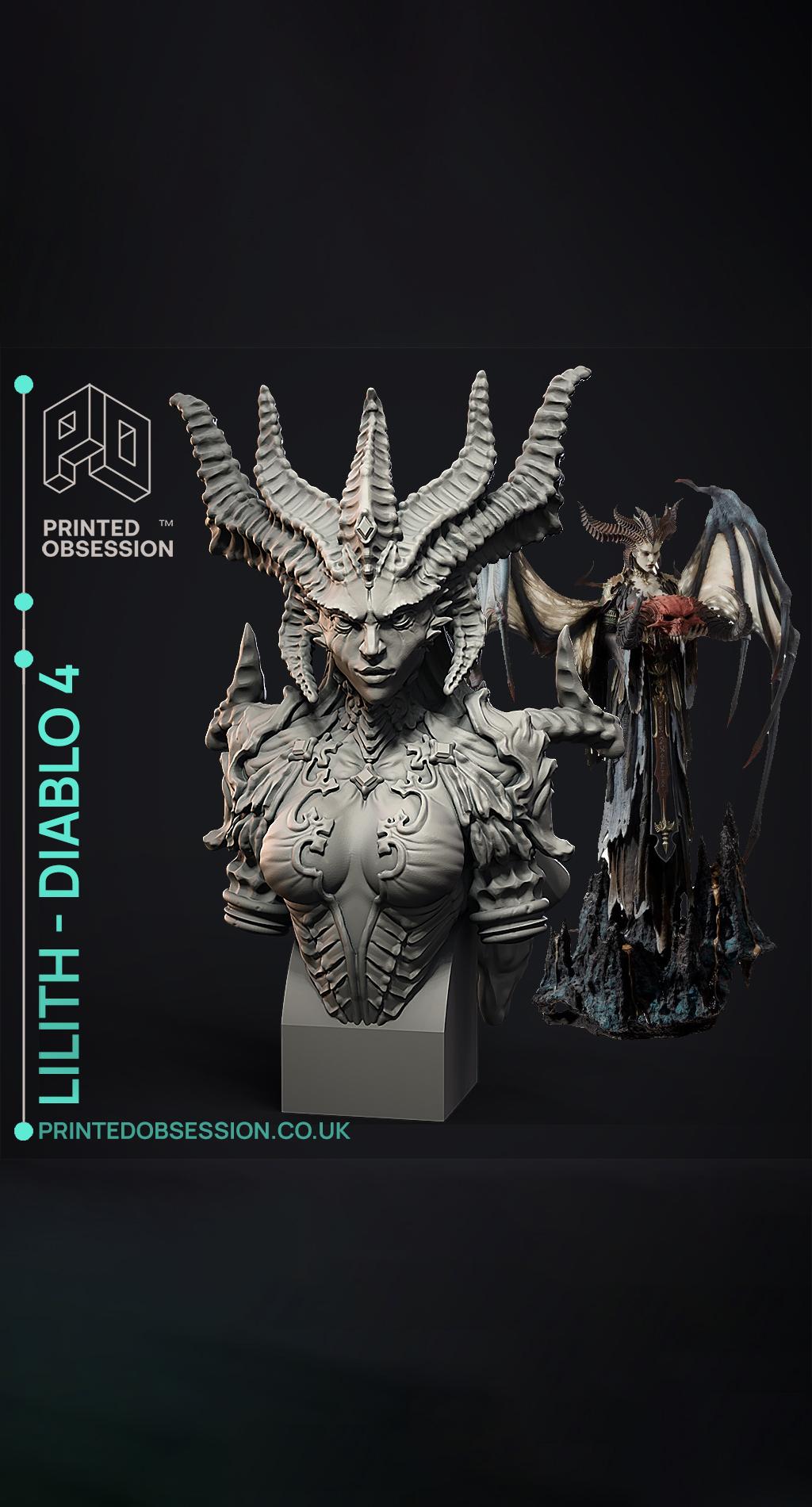 Lilith - Diablo 4 - Fan Art 3d model