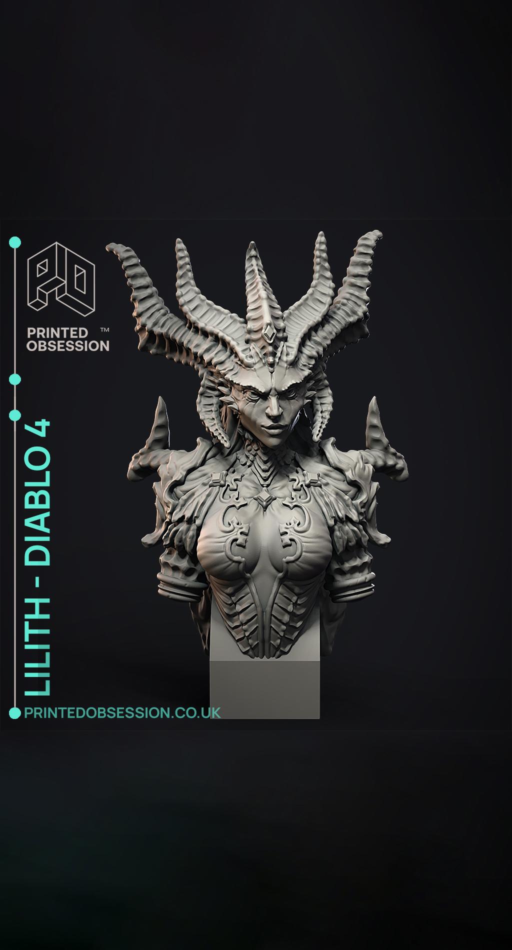 Lilith - Diablo 4 - Fan Art 3d model