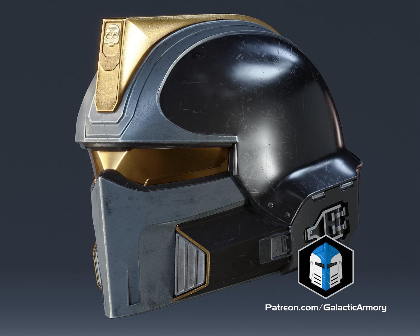 Helldivers 2 Helmet - Hero of the Federation - 3D Print Files 3d model