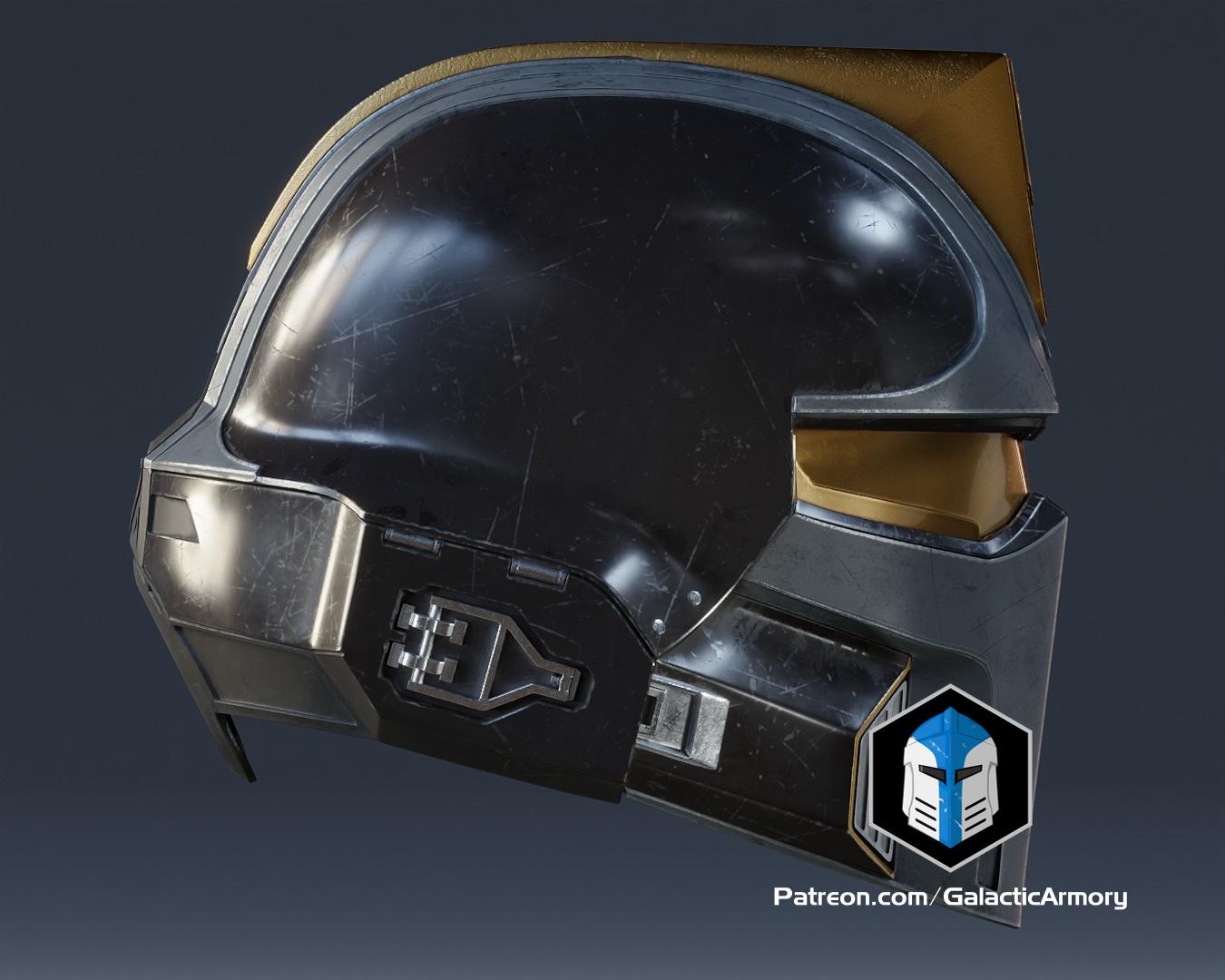 Helldivers 2 Helmet - Hero of the Federation - 3D Print Files 3d model