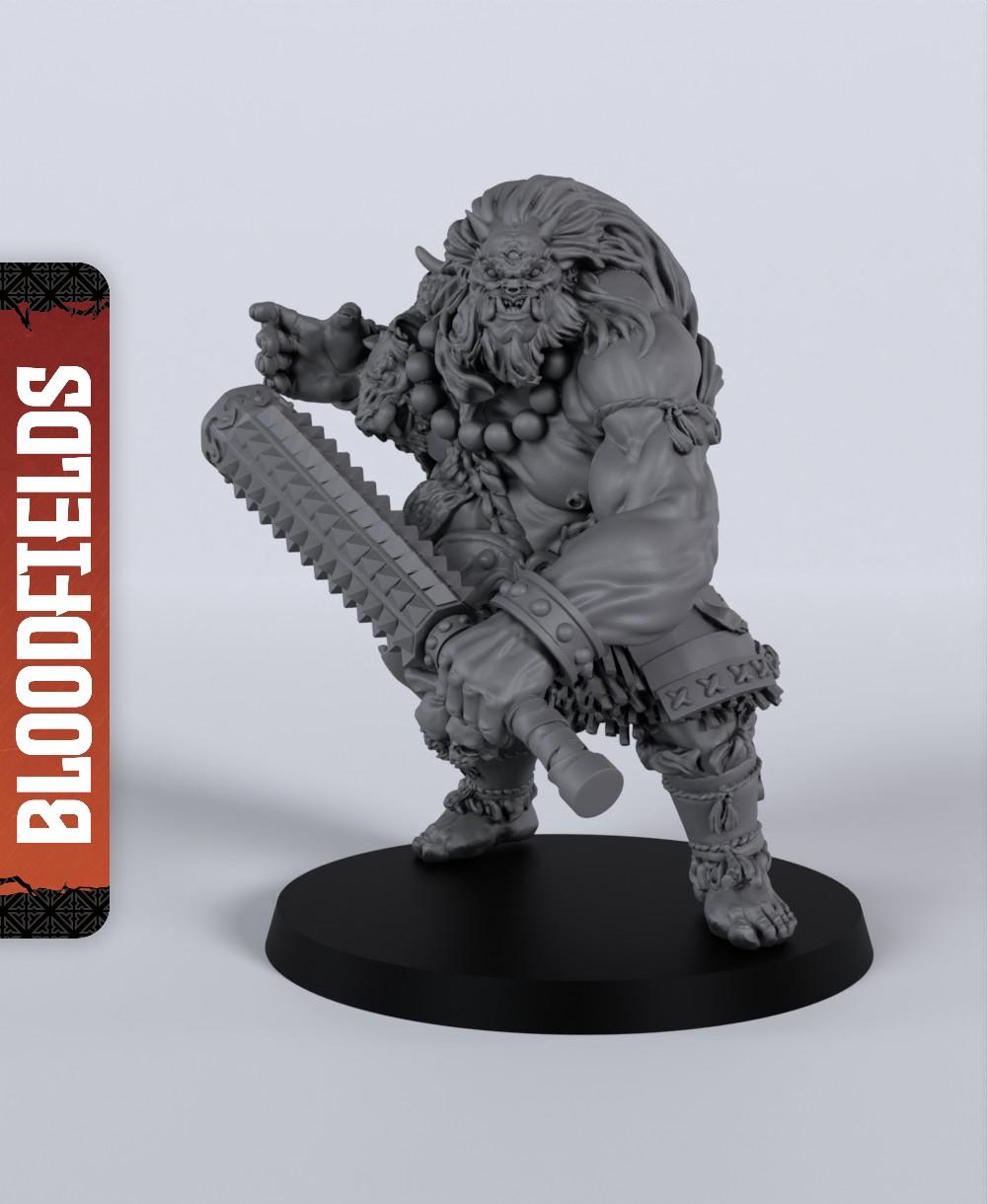 Oni - With Free Dragon Warhammer - 5e DnD Inspired for RPG and Wargamers 3d model