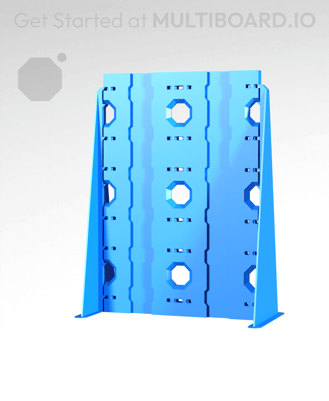 2x3 - Double-Sided Multipoint Plate 3d model