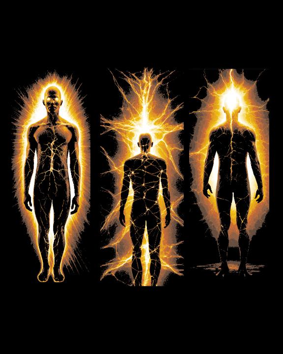 Cosmic energy that courses through the human body giving Power - Set of 3 Bookmarks 3d model