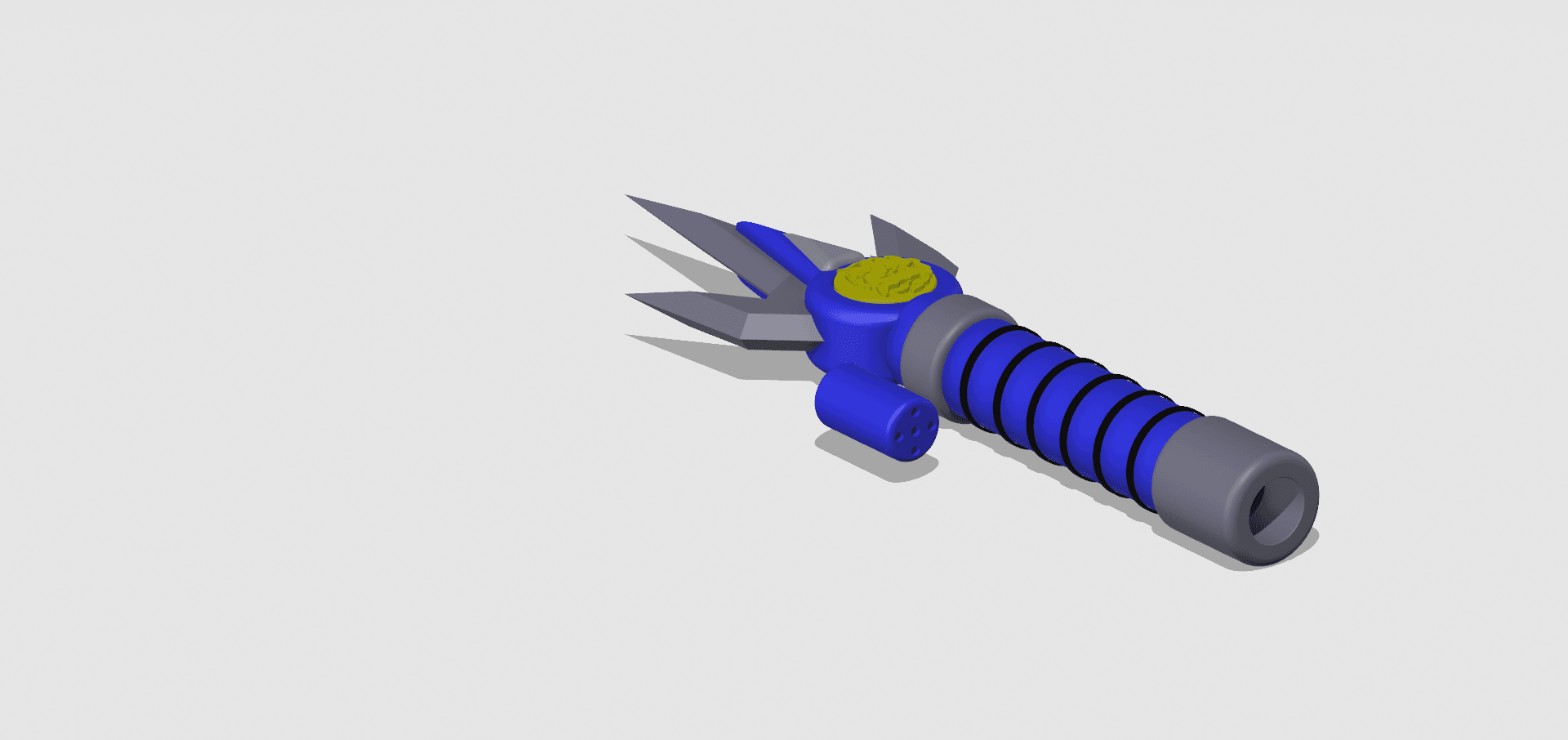 Blue Ranger Power Lance - Mighty Morphin Power Rangers 3d model