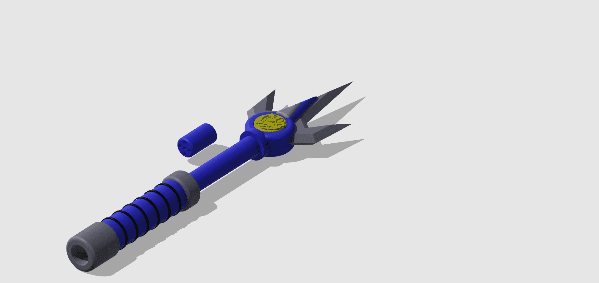 Blue Ranger Power Lance - Mighty Morphin Power Rangers 3d model