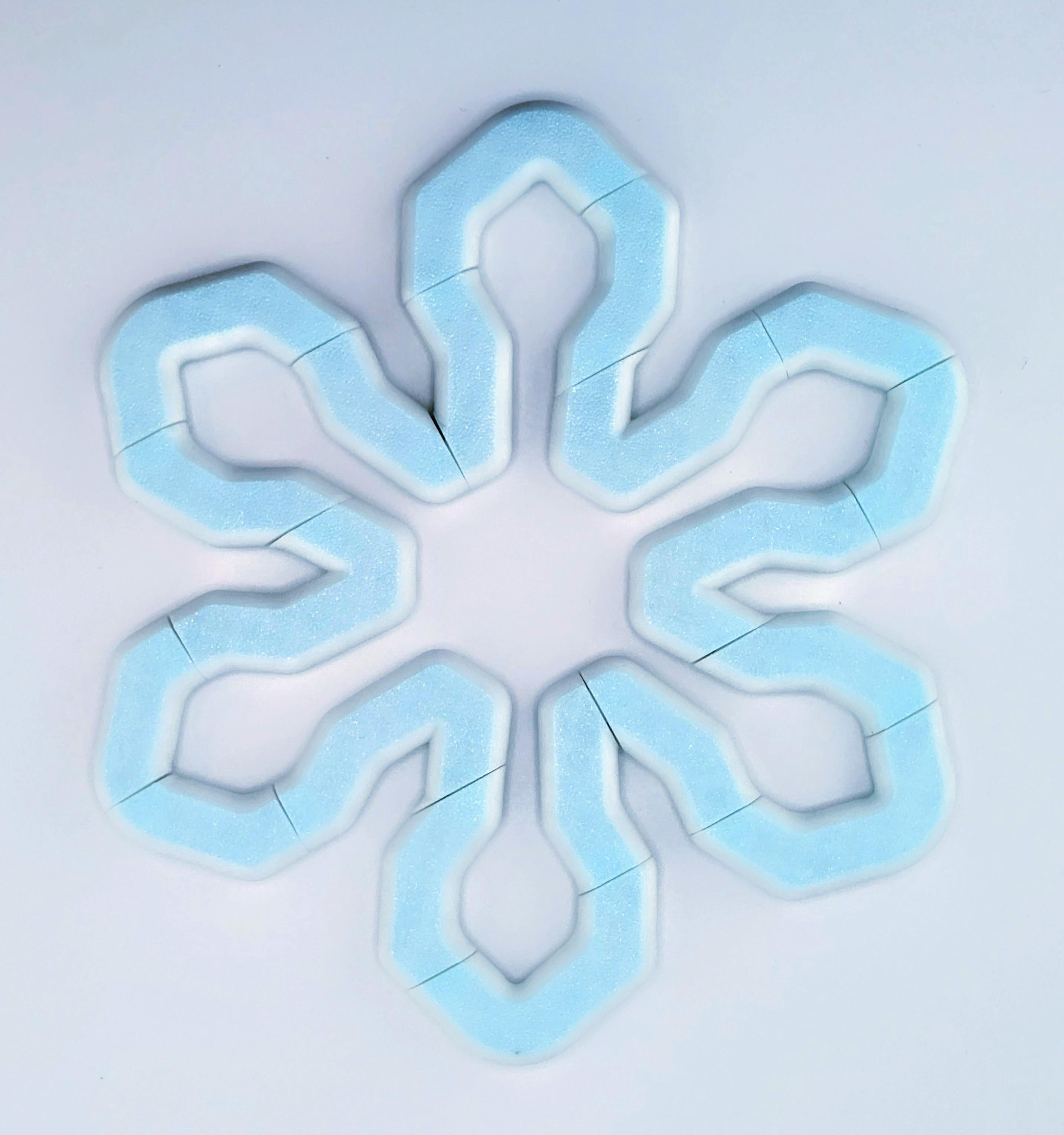 Twisting Snowflake 3d model