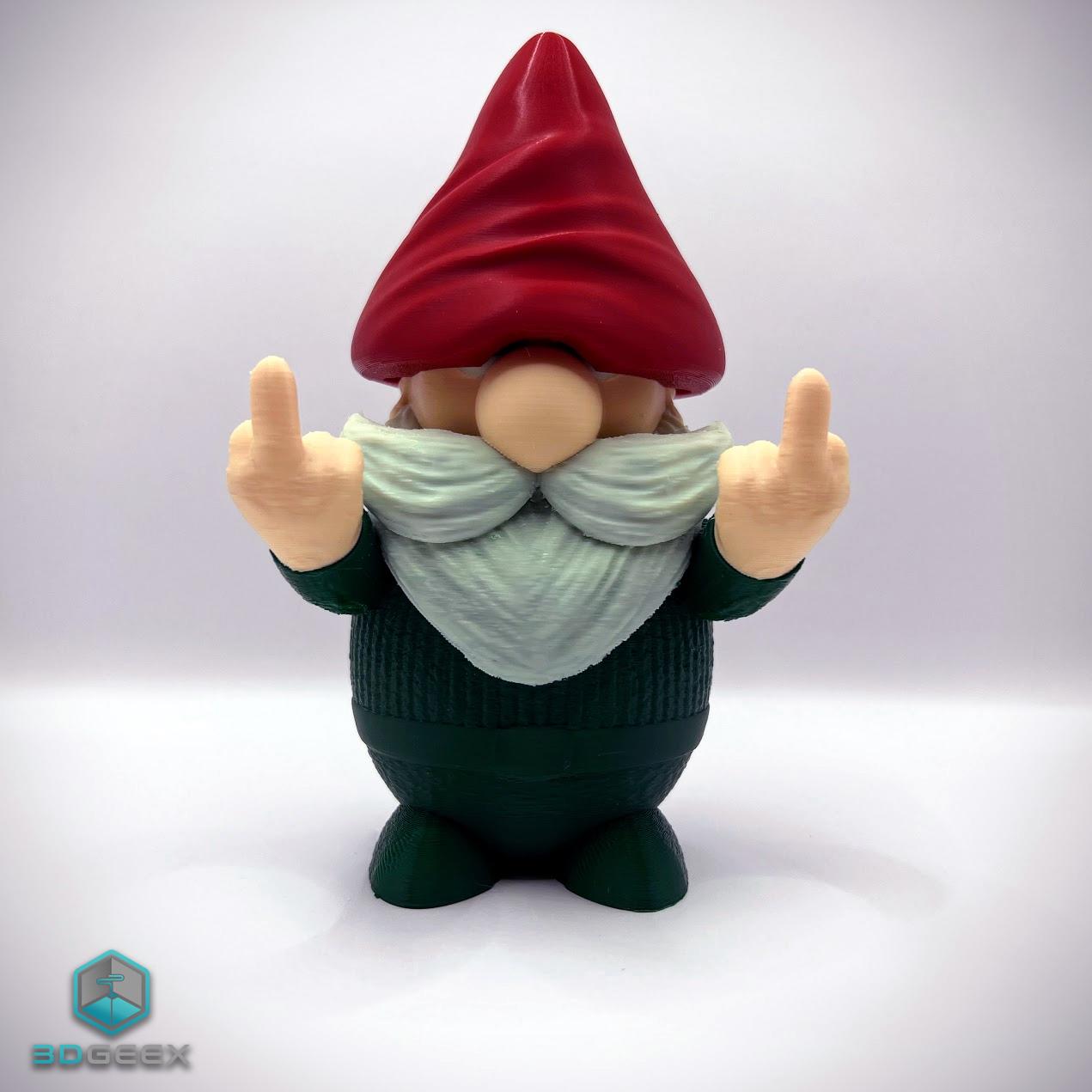 Middle Finger Gnome 3d model