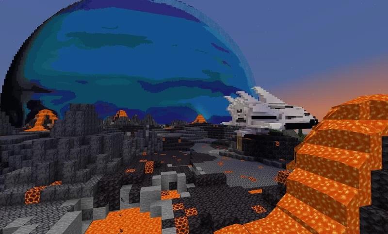 Minecraft Mynoa Planet 3d model