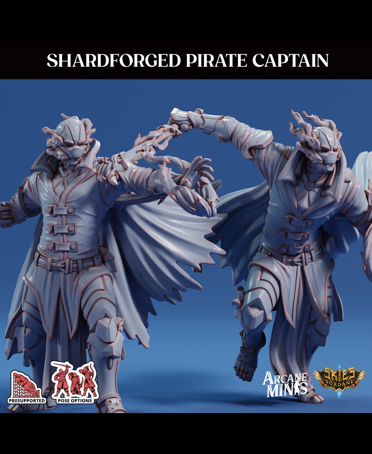 Pirate Captain 2, 3D Characters