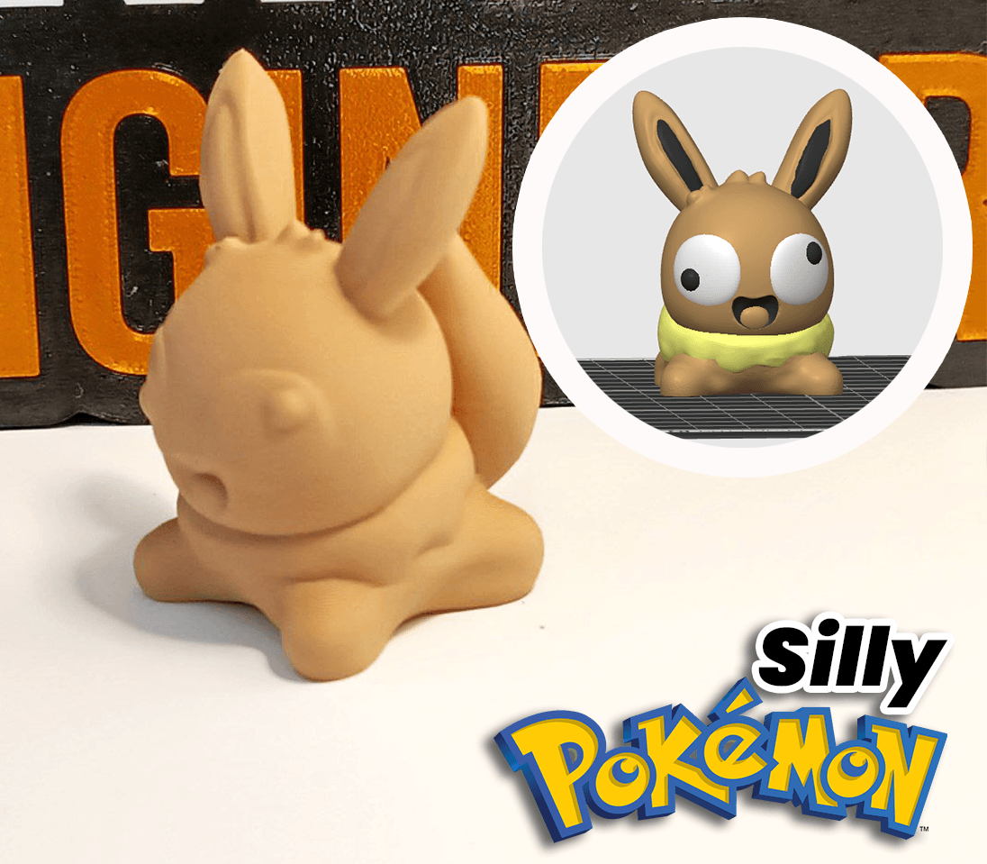  Silly Pokémon - Eevee 3d model