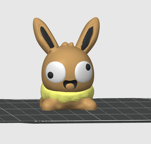  Silly Pokémon - Eevee 3d model