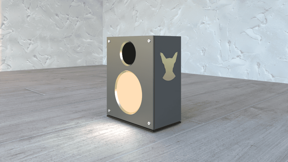 Speaker Lamp #Junetunes 3d model