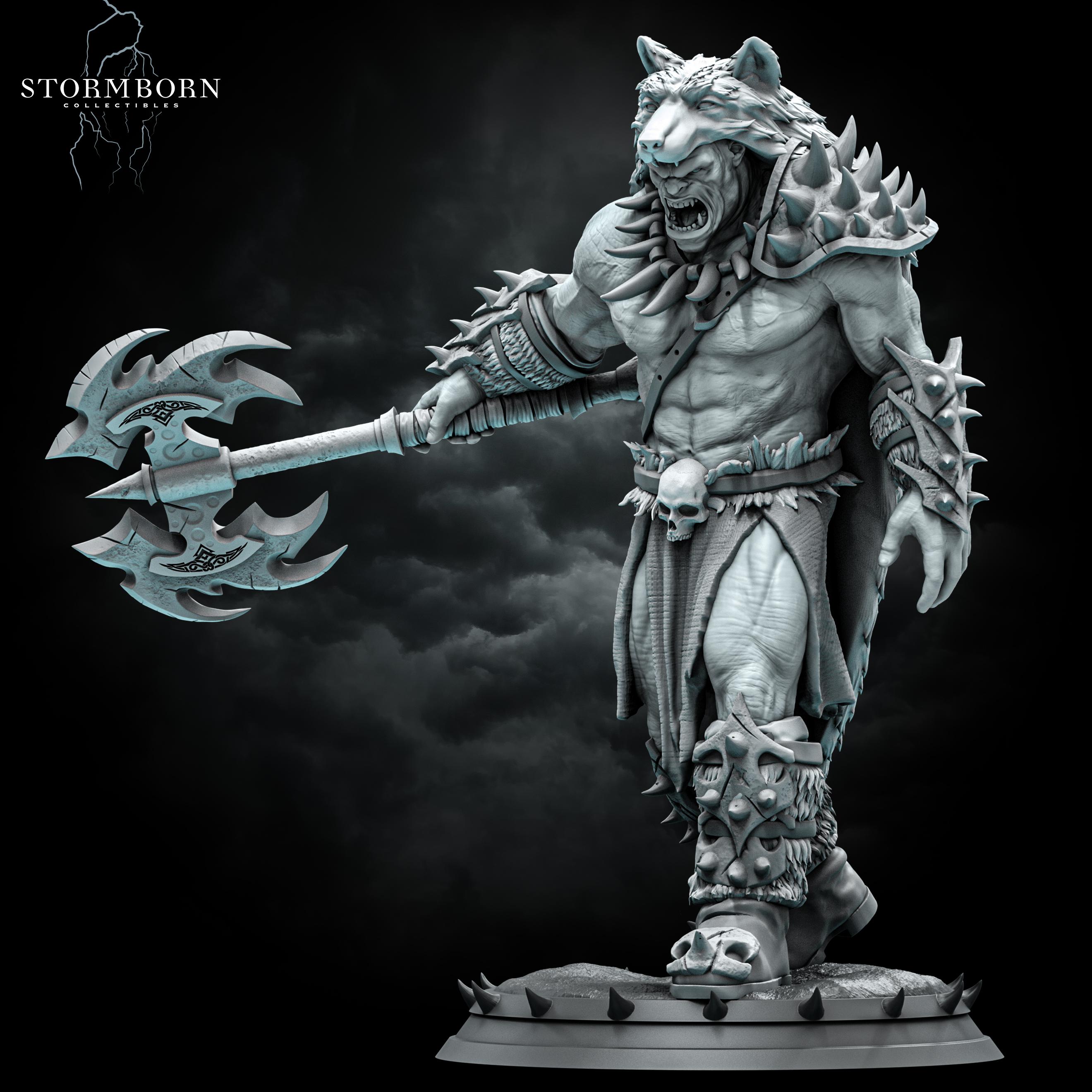 (1:12 Scale Statue) Ushnar, The Ruthless 3d model