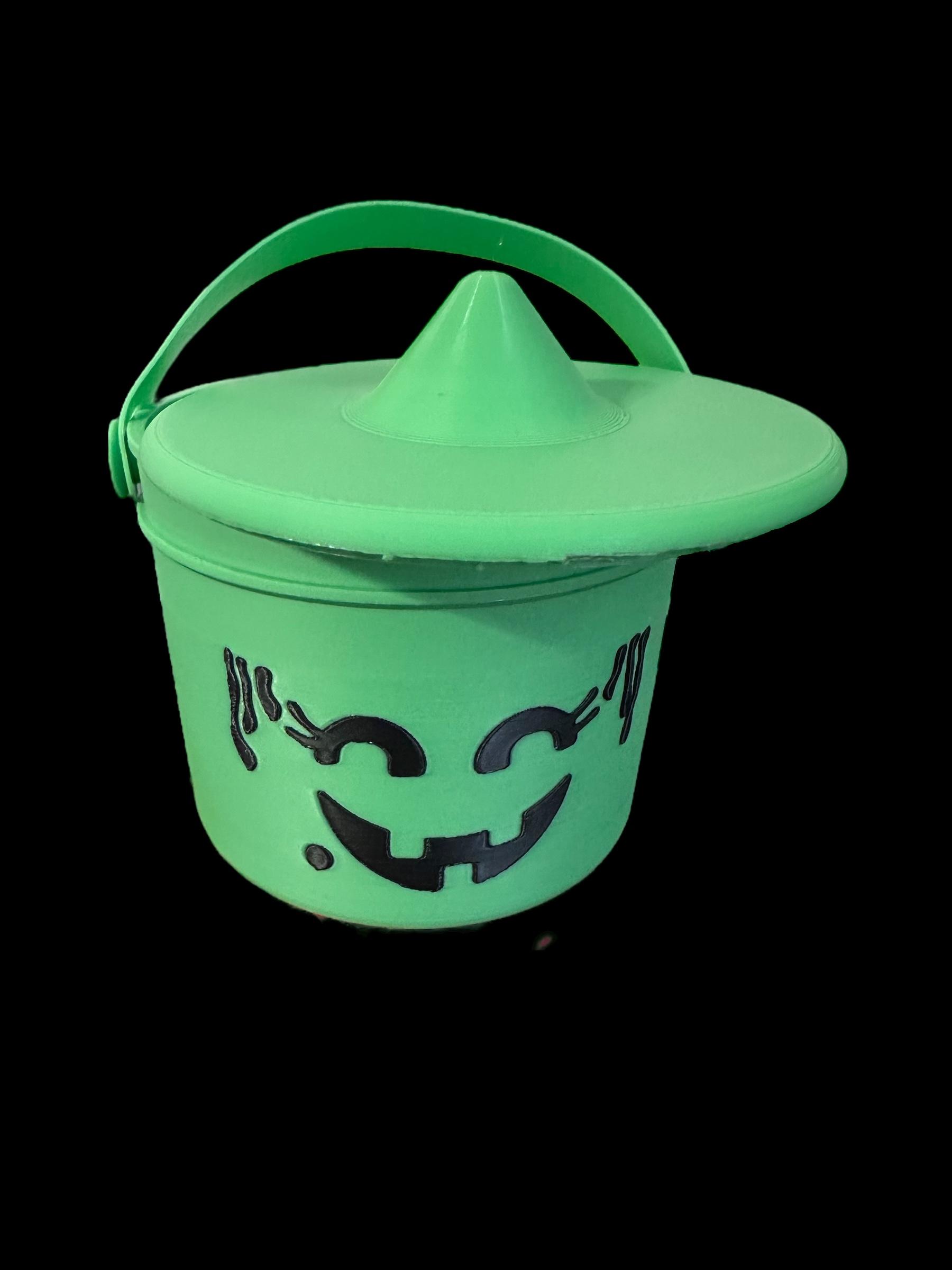 Boo Buckets - Happy Meal Buckets, Witch, Boo, Franken buckets from 80's Happy Meals 3d model